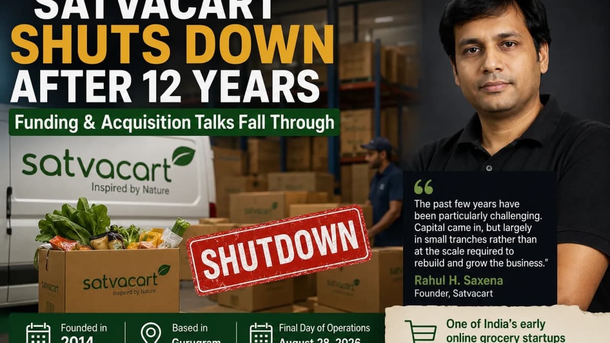 Satvacart Shuts Down After 12 Years as Funding and Acquisition Talks Fall Through