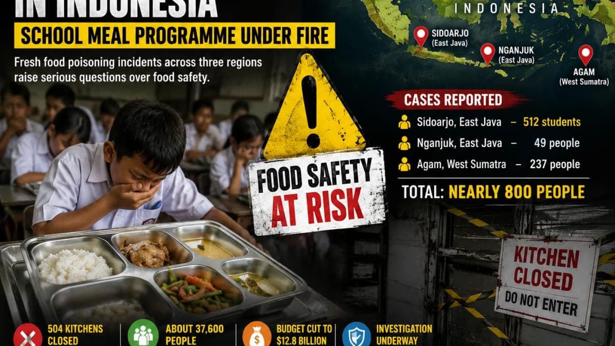 Nearly 800 Fall Ill in Indonesia as School Meal Programme Faces Fresh Food Safety Crisis