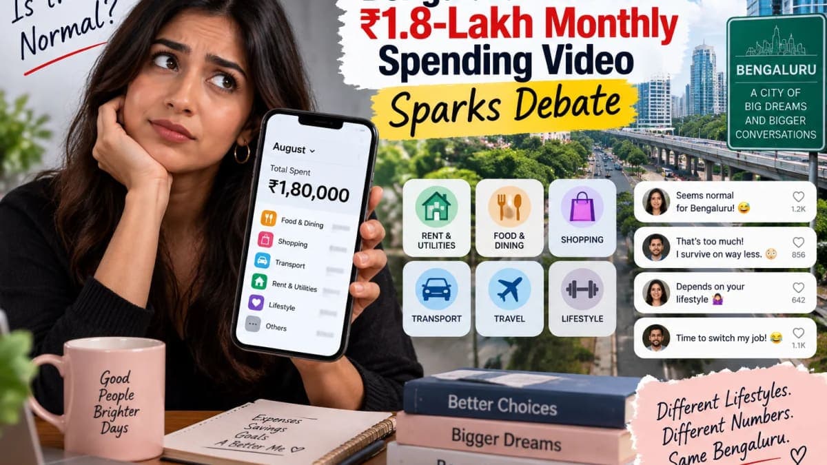 Bengaluru Woman Says She Spent ₹1.8 Lakh in One Month, Asks 'Is This Normal?'