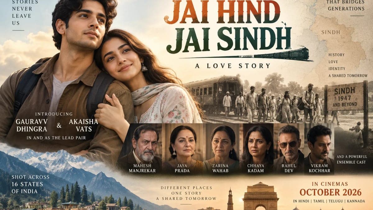 ‘Jai Hind Jai Sindh’ Introduces Gauravv Dhingra and Akaisha Vats Alongside Veteran Cast