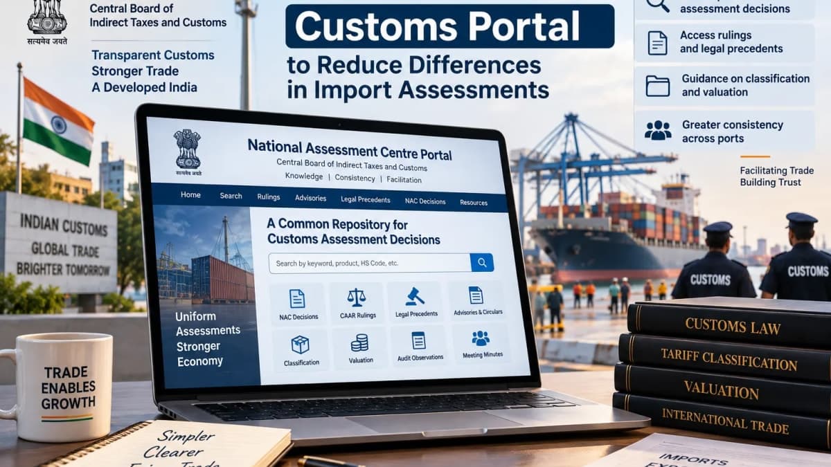 India Launches New Customs Portal to Reduce Differences in Import Assessments Across Ports