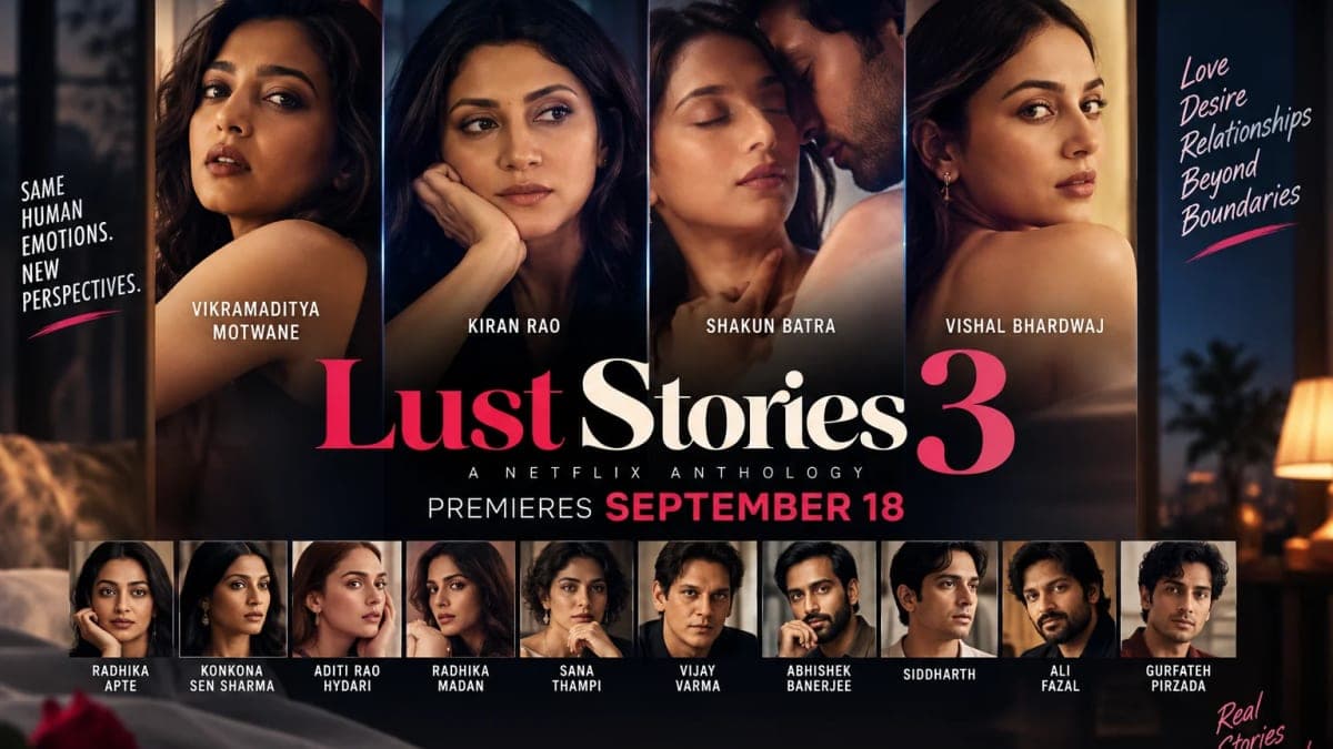 Lust Stories 3 Release Date Confirmed: Netflix Anthology Arrives September 18 With Radhika Apte, Vijay Varma and Aditi Rao Hydari