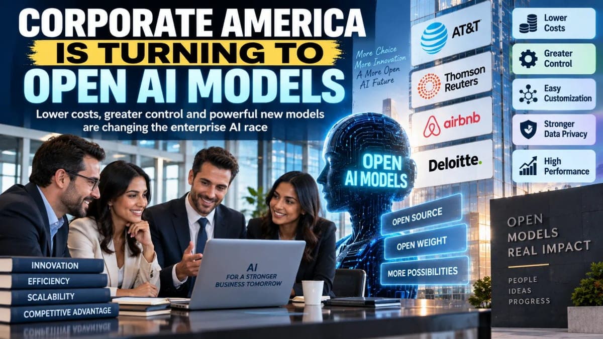 Corporate America Is Turning to Open AI Models — Cost, Control and China Are Driving the Shift