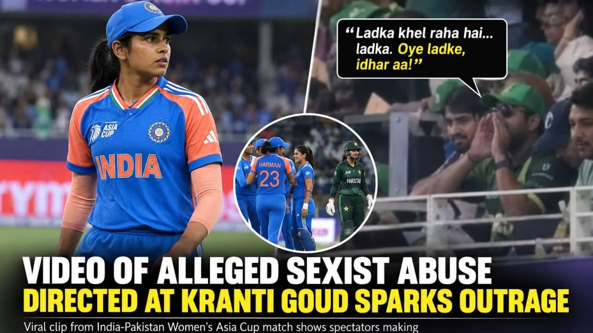 Kranti Goud Faces Alleged Sexist Heckling During India-Pakistan Match as Video Goes Viral