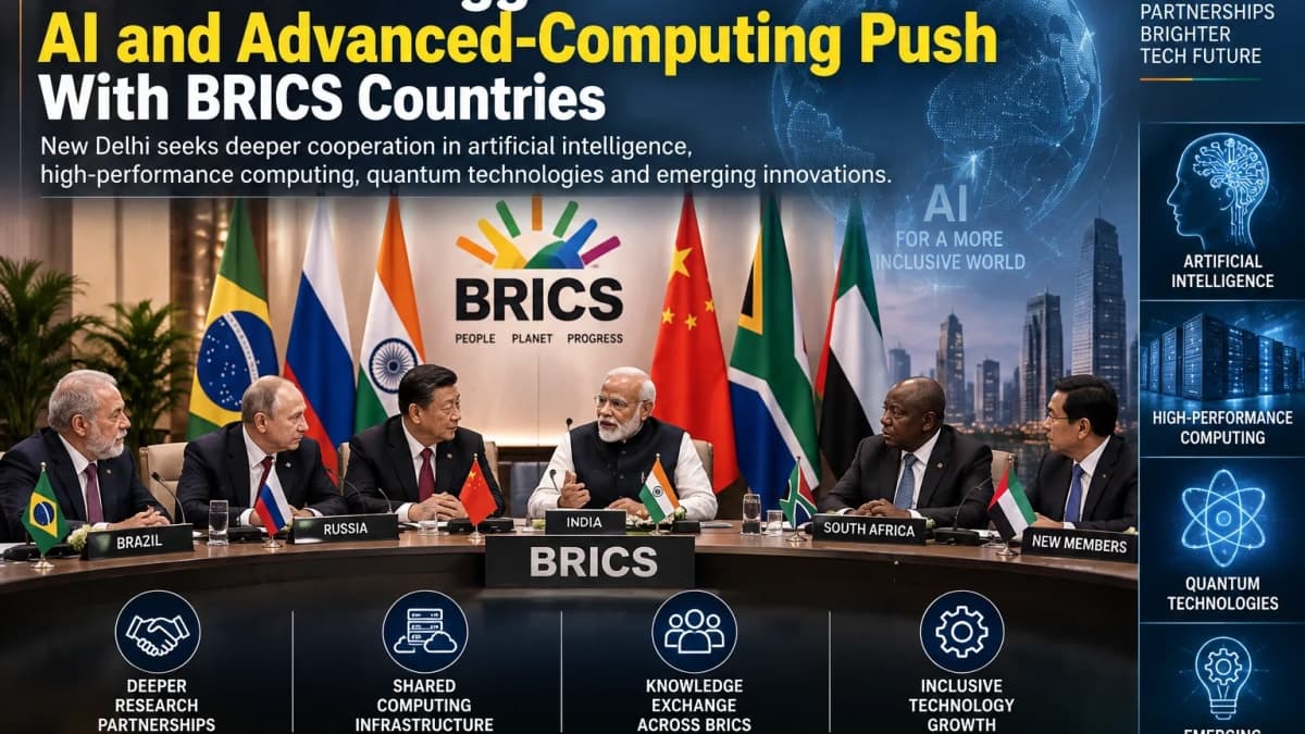 India Wants Deeper AI and Advanced-Computing Ties With BRICS as Technology Cooperation Expandsv