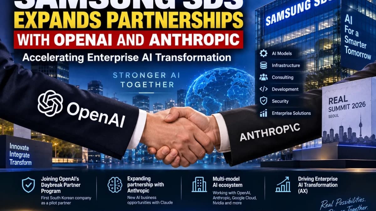 Samsung SDS Expands OpenAI, Anthropic Partnerships in Major Enterprise AI Push