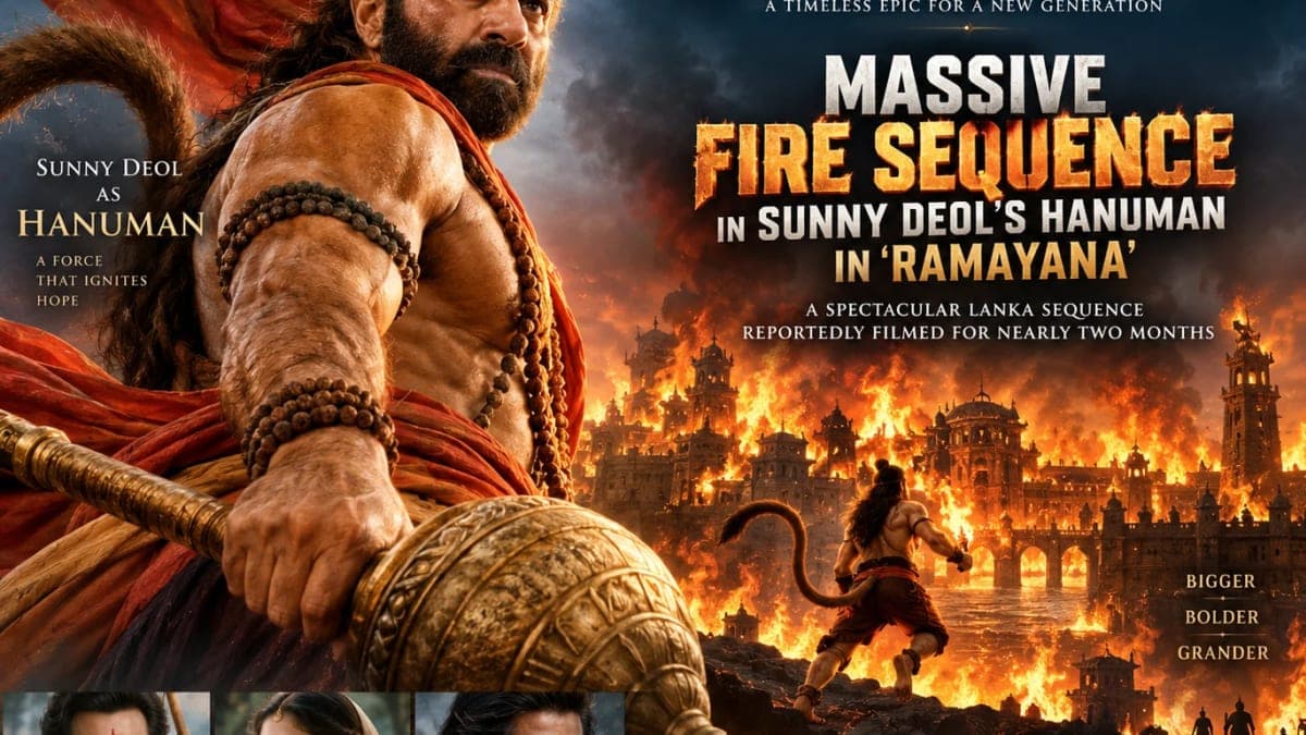 Sunny Deol’s Hanuman Gets Huge Lanka Fire Sequence in ‘Ramayana’, Shoot Reportedly Lasted Two Months
