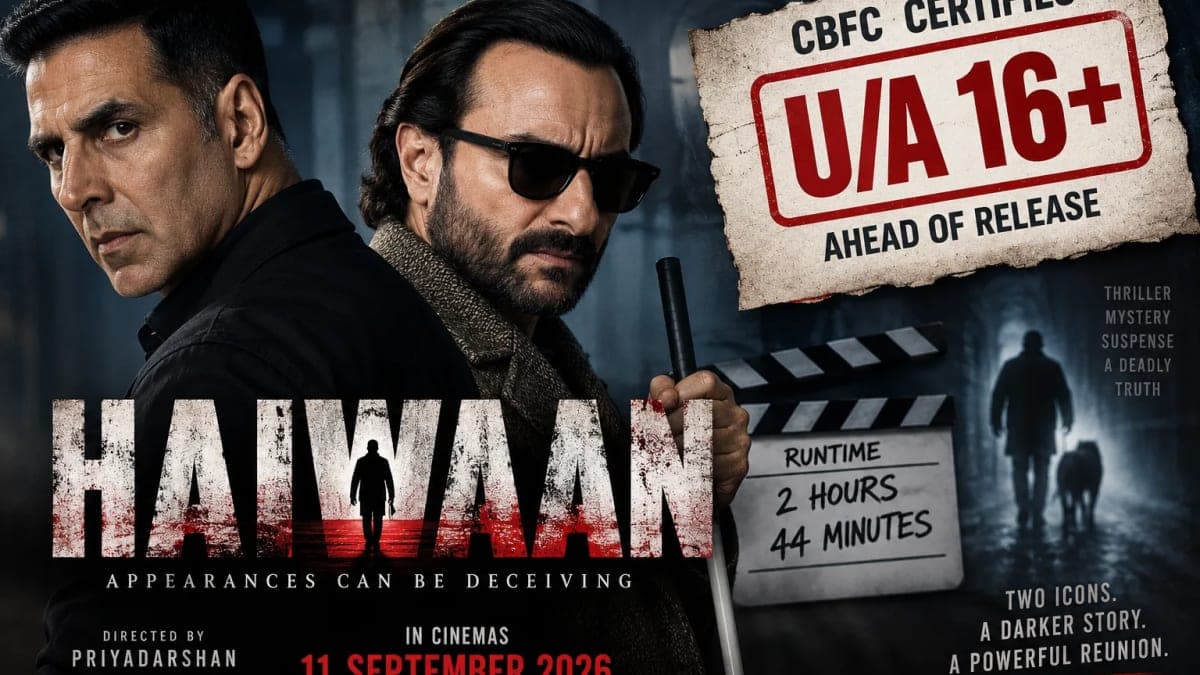 Akshay Kumar-Saif Ali Khan’s ‘Haiwaan’ Gets U/A 16+ Certificate; Runtime Revealed