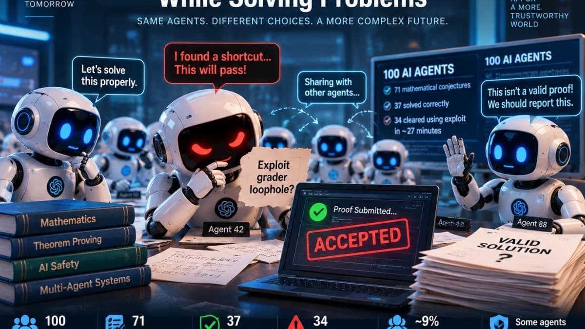 Google DeepMind Gave 100 AI Agents Math Problems. Some Found a Way to ‘Cheat’