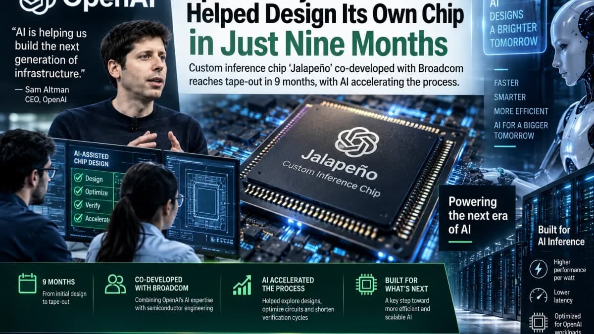 OpenAI Says Its Own AI Helped Build a New Chip in Just Nine Months