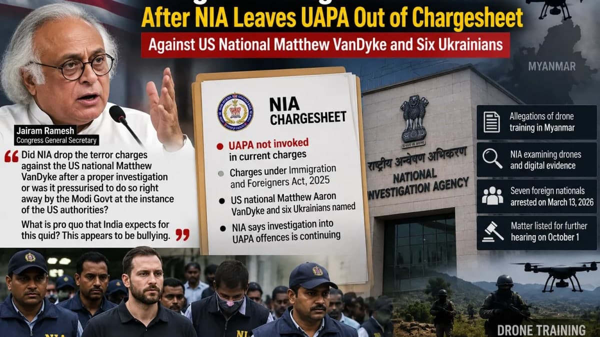Congress Questions Why NIA Left UAPA Out of Chargesheet Against US National Matthew VanDyke