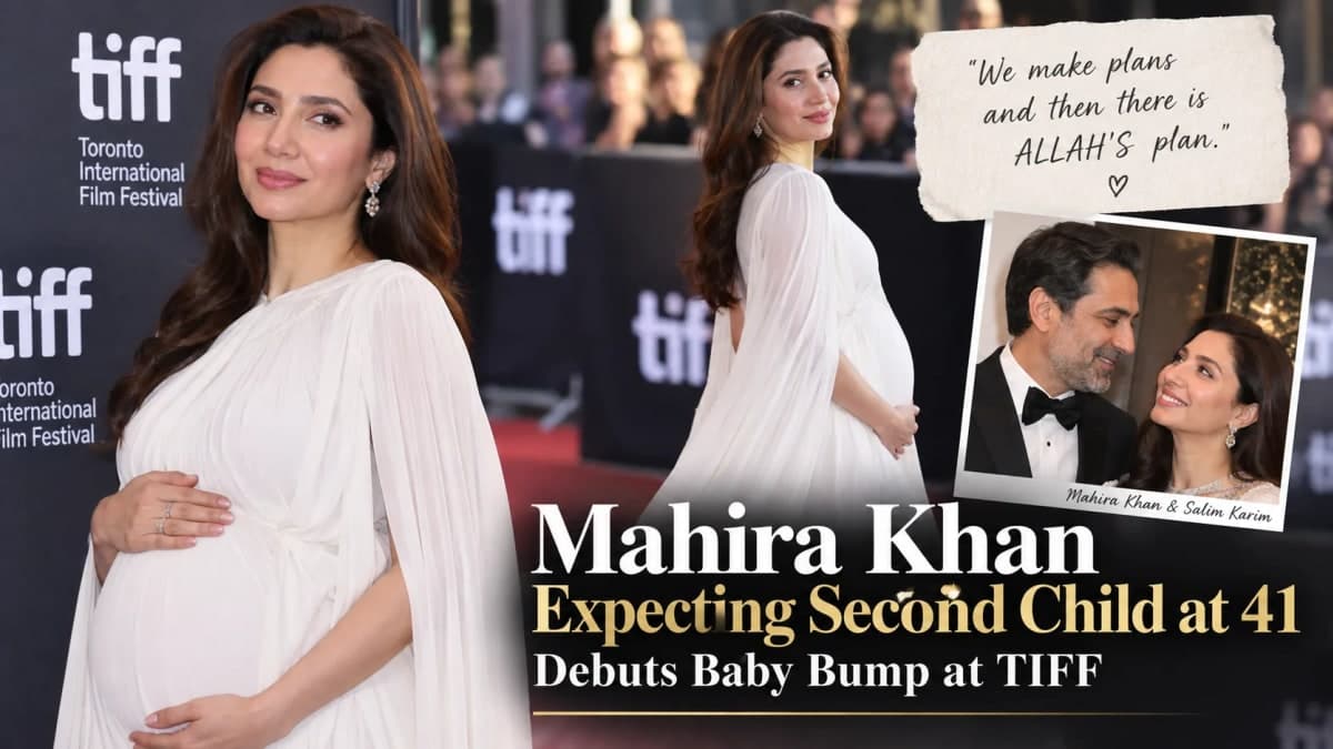 Mahira Khan Pregnant at 41: Actor Announces Second Child With Baby Bump Photo From TIFF 2026
