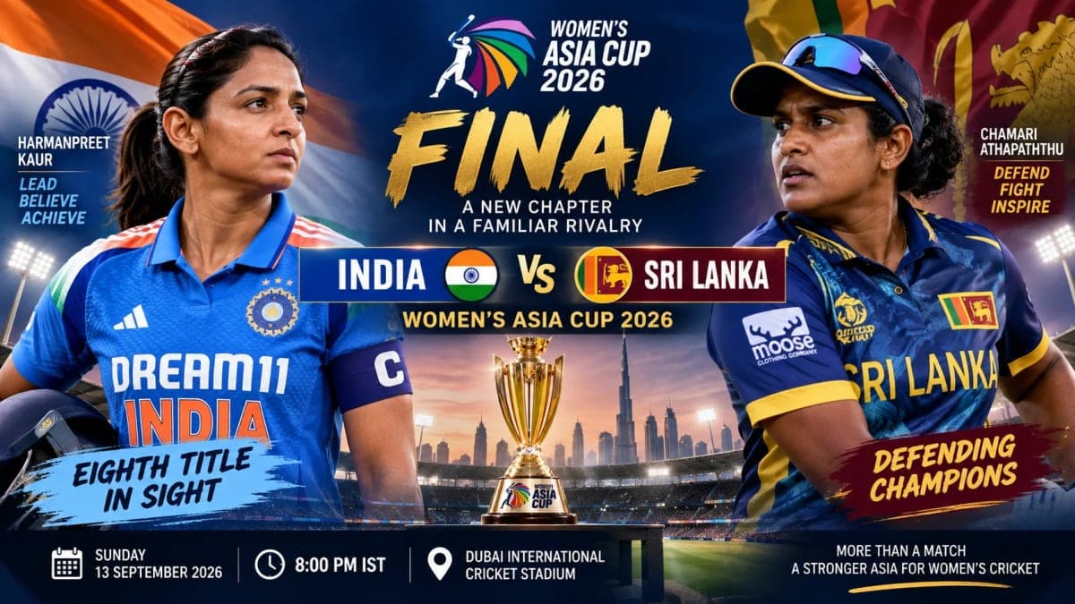 India vs Sri Lanka Women’s Asia Cup Final Today: Harmanpreet Kaur’s Side Chases Eighth Title