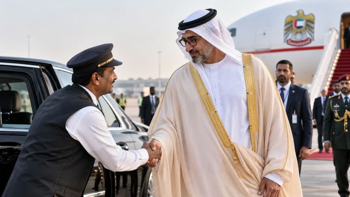 Abu Dhabi Crown Prince Was Walking Towards His Plane—Then He Turned Back for His Indian Driver
