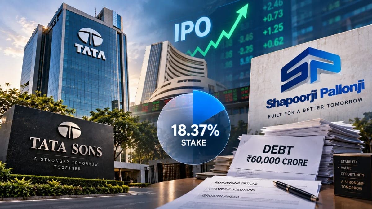 Tata Sons Listing Could Unlock SP Group’s Biggest Asset — and Change the Math on Its ₹60,000 Crore Debt