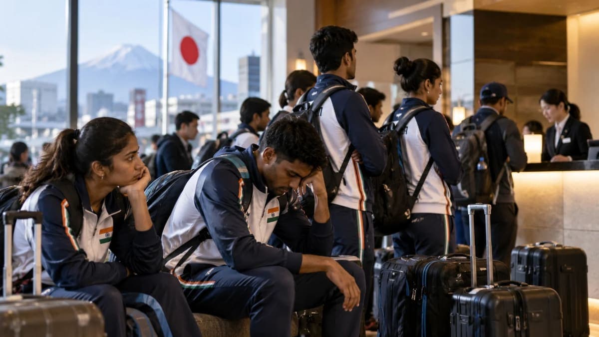 Indian Athletes Reach Japan for Asian Games — Then Face Four-Hour Hotel Wait and No Breakfast