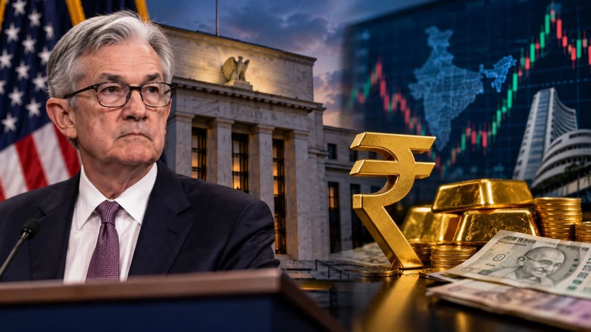 Fed Decision Tonight: Rupee Near ₹96, Gold Above $4,300 — What It Could Mean for Your Money