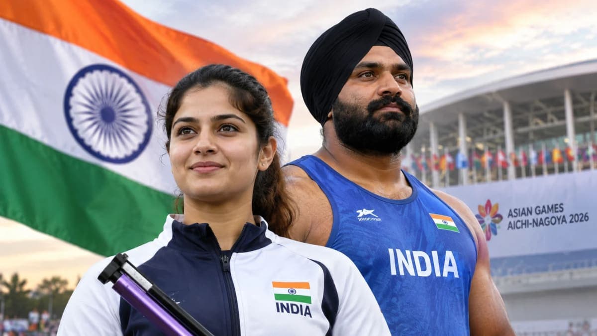 Manu Bhaker, Tajinderpal Singh Toor to Carry Indian Flag at Asian Games 2026 Opening Ceremony