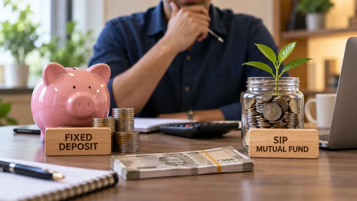 FD vs SIP: If You Can Save ₹10,000 a Month, Where Should the Money Go?
