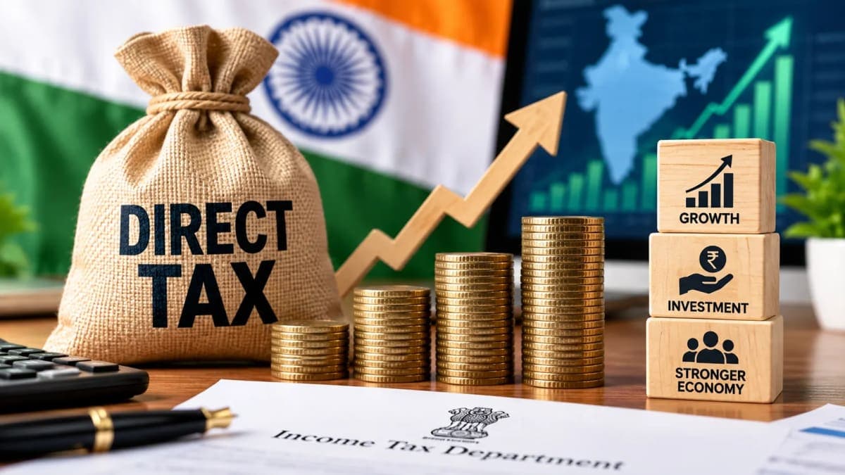 India’s Direct-Tax Collections Jump 13% to ₹12.12 Lakh Crore — What’s Driving the Rise?