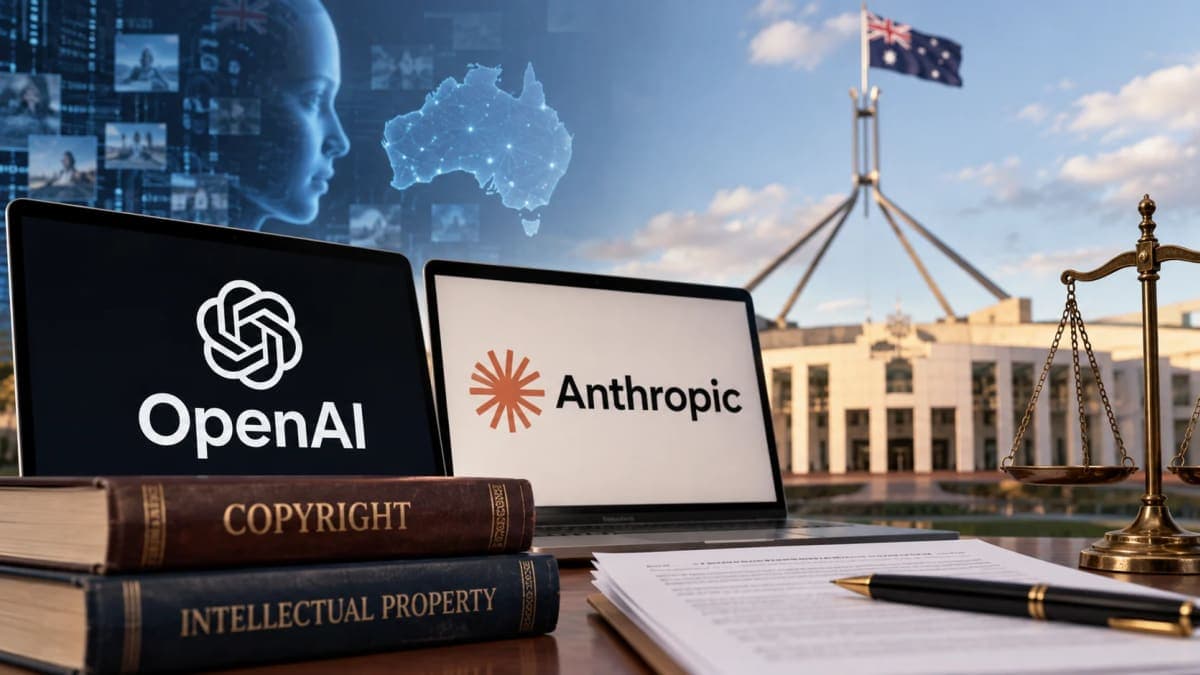 OpenAI, Anthropic Urge Australia to Ease Copyright Rules for AI Training