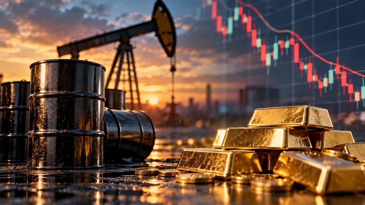 Oil Eases After 4% Surge; Gold Remains Under Pressure as Rate-Hike Bets Rise