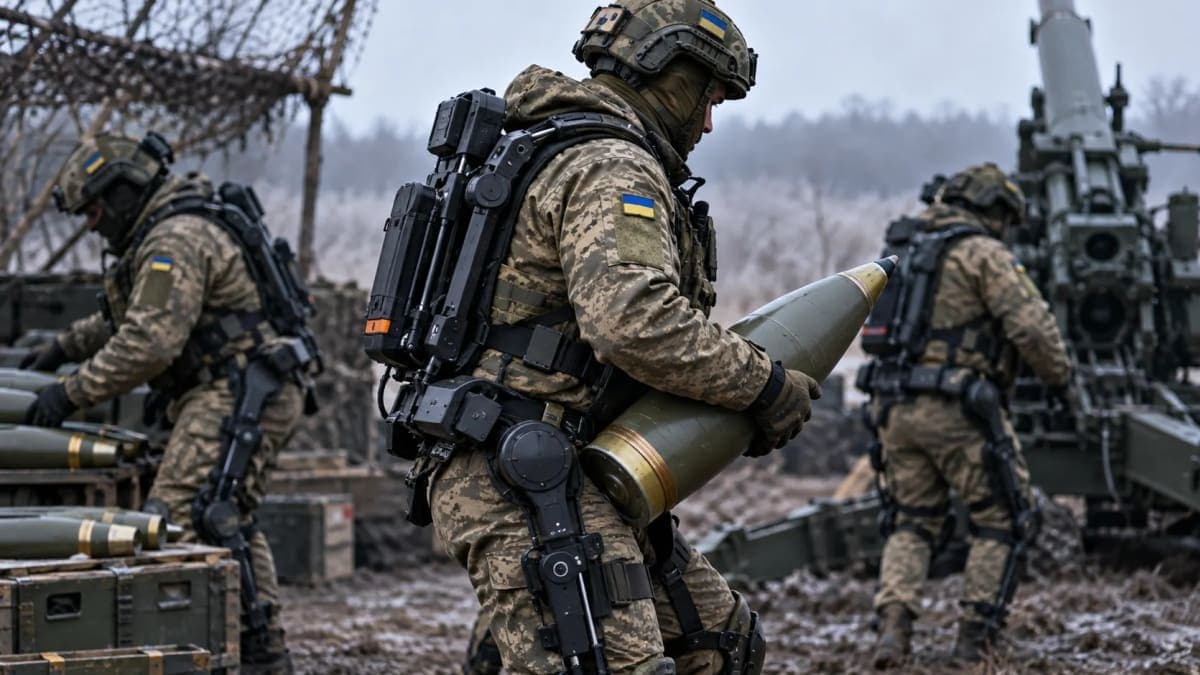 Ukraine Tests Military Exoskeletons on Front Line to Reduce Soldiers’ Physical Strain
