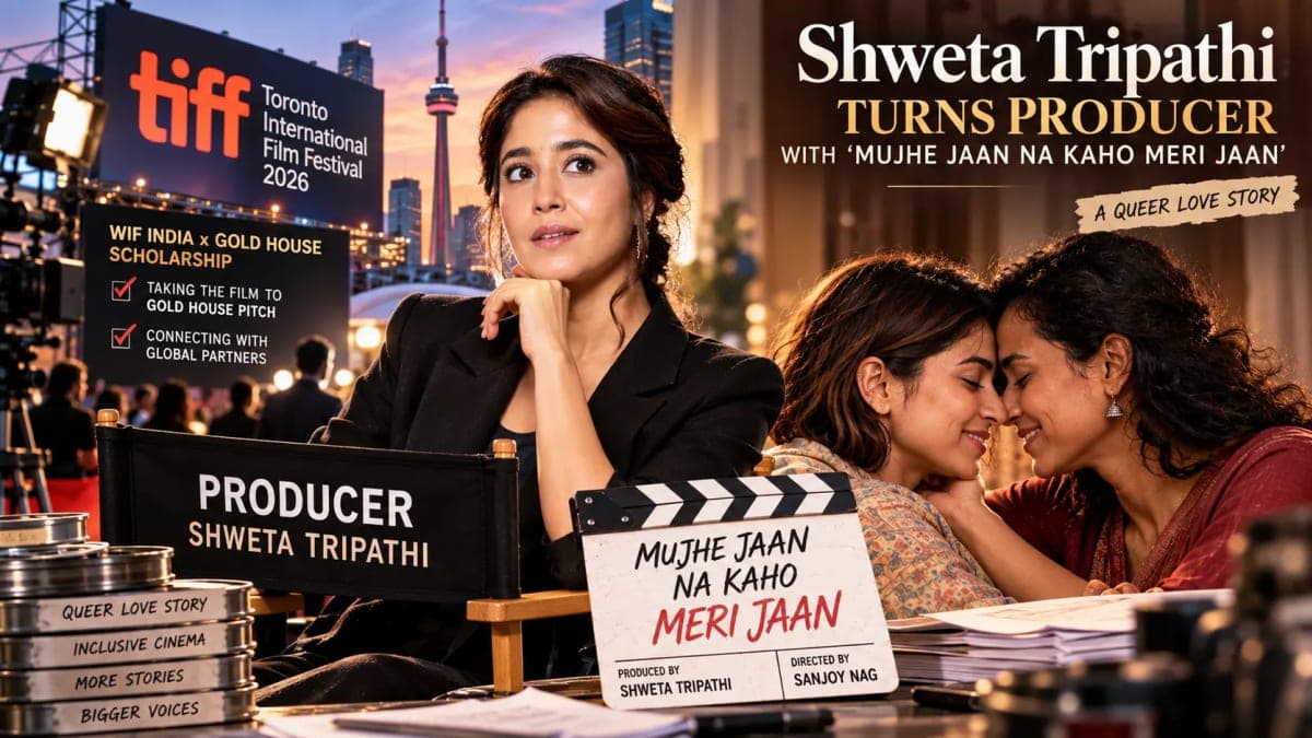 Shweta Tripathi Turns Feature-Film Producer With ‘Mujhe Jaan Na Kaho Meri Jaan’, Takes Project to TIFF 2026
