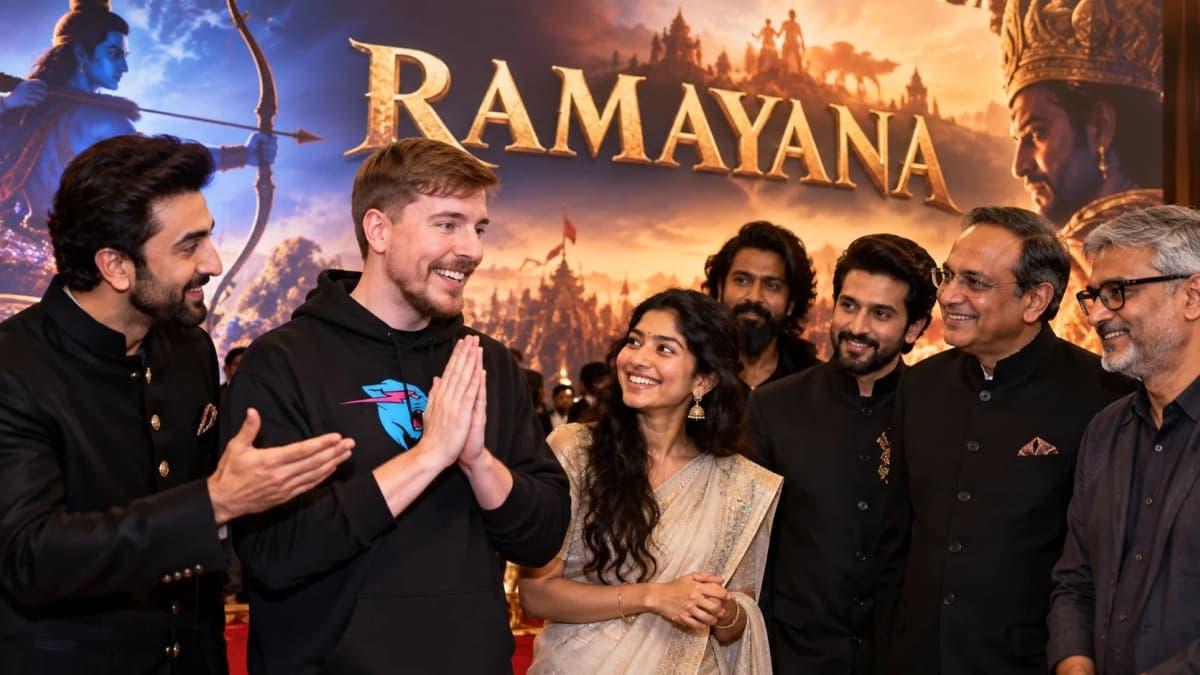 MrBeast Meets Ranbir Kapoor, Sai Pallavi at ‘Ramayana’ Event, Says Film ‘Looks Phenomenal’