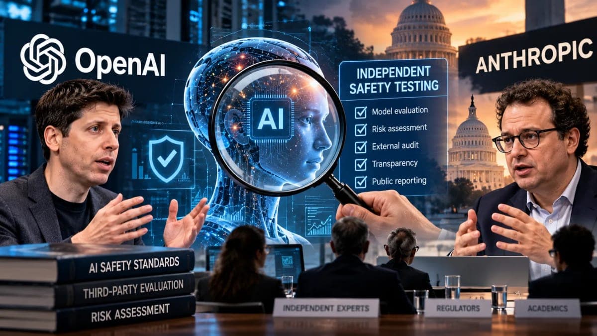 OpenAI and Anthropic Back Stronger Independent AI Safety Testing as Risks Draw Fresh Scrutiny