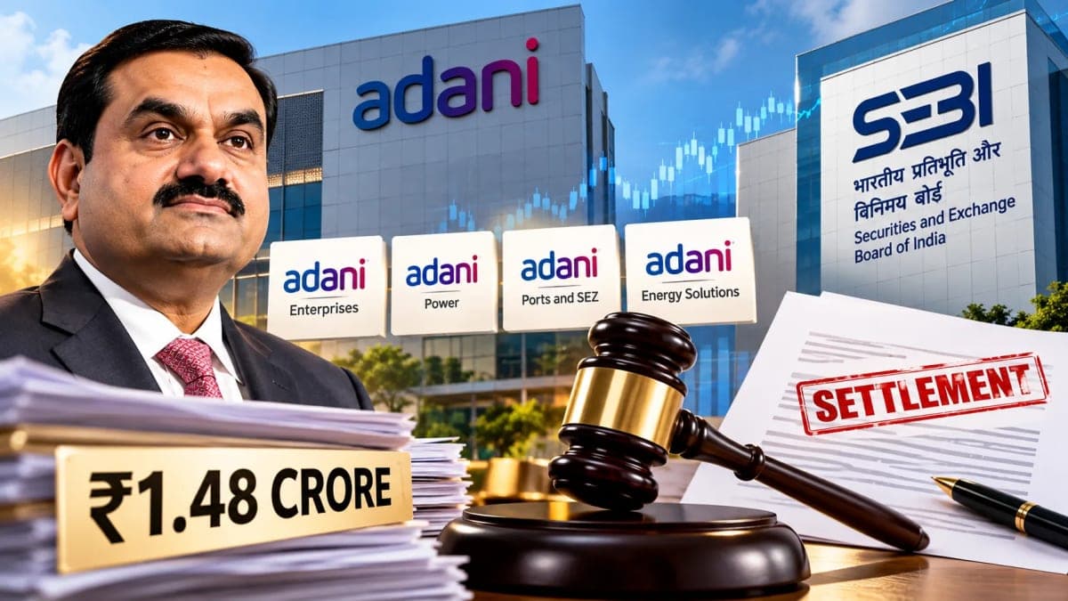 Adani Group Companies Settle SEBI Proceedings Over Minimum Public Shareholding Norms for ₹1.48 Crore