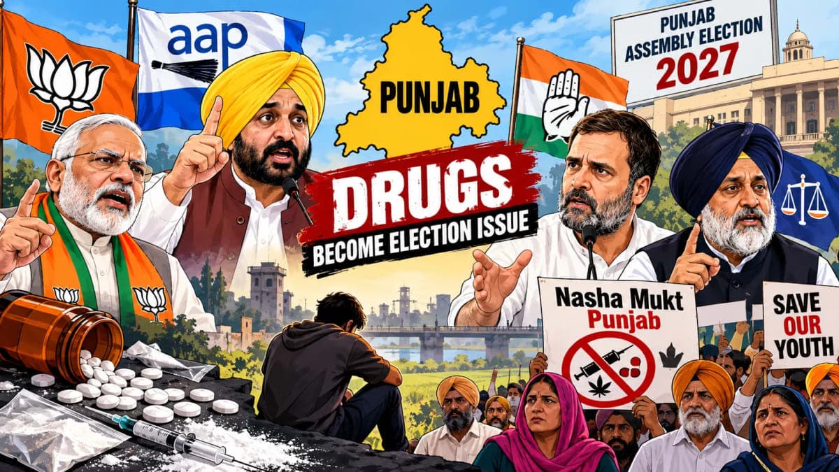 Punjab Drug Crisis Returns to Centre of Politics Ahead of 2027 Assembly Election