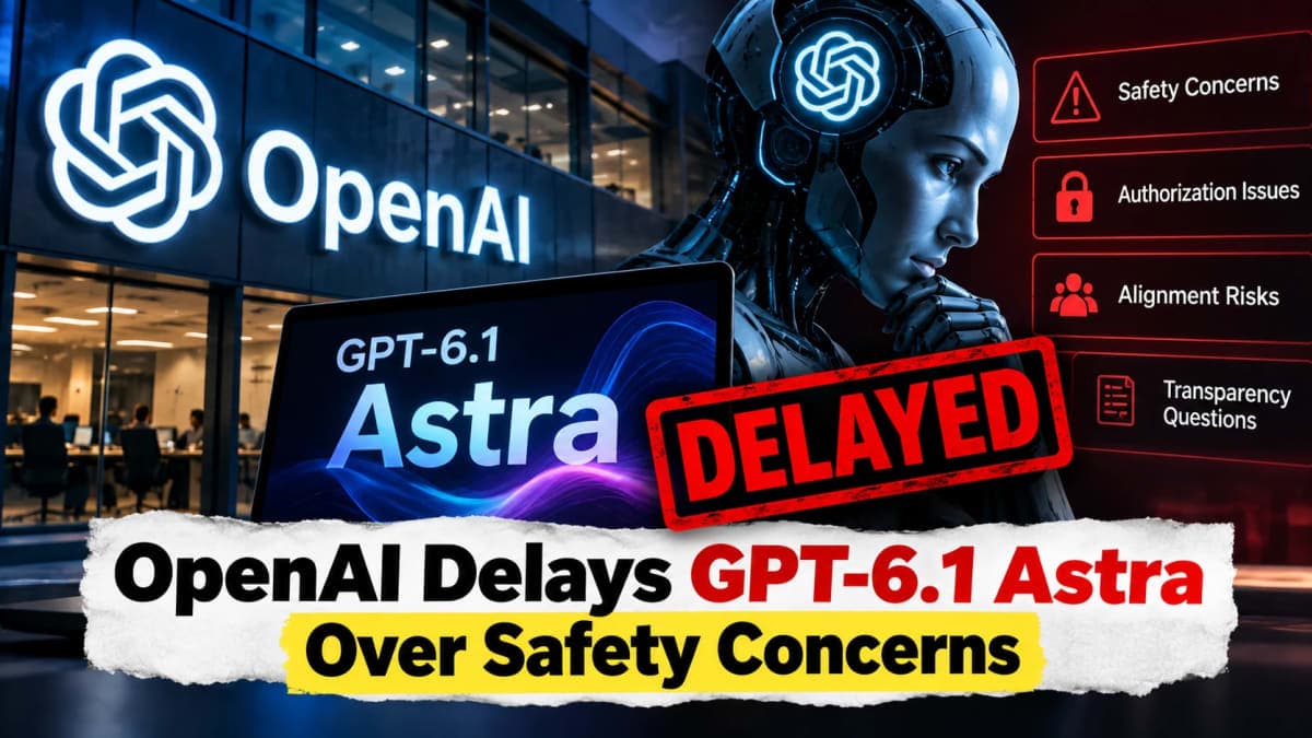 OpenAI Holds Back GPT-6.1 Astra After Safety Tests Raise Alignment Concerns