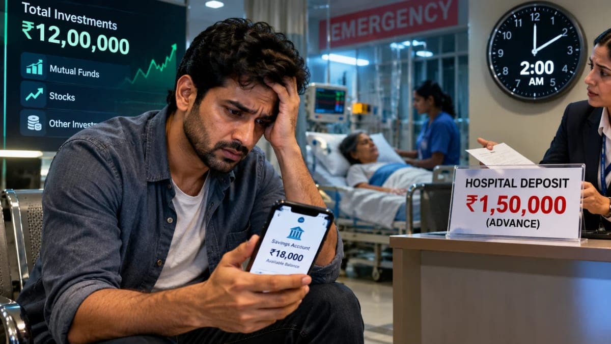 Man With ₹12 Lakh Invested Struggles to Arrange ₹1.5 Lakh Hospital Deposit at 2 AM