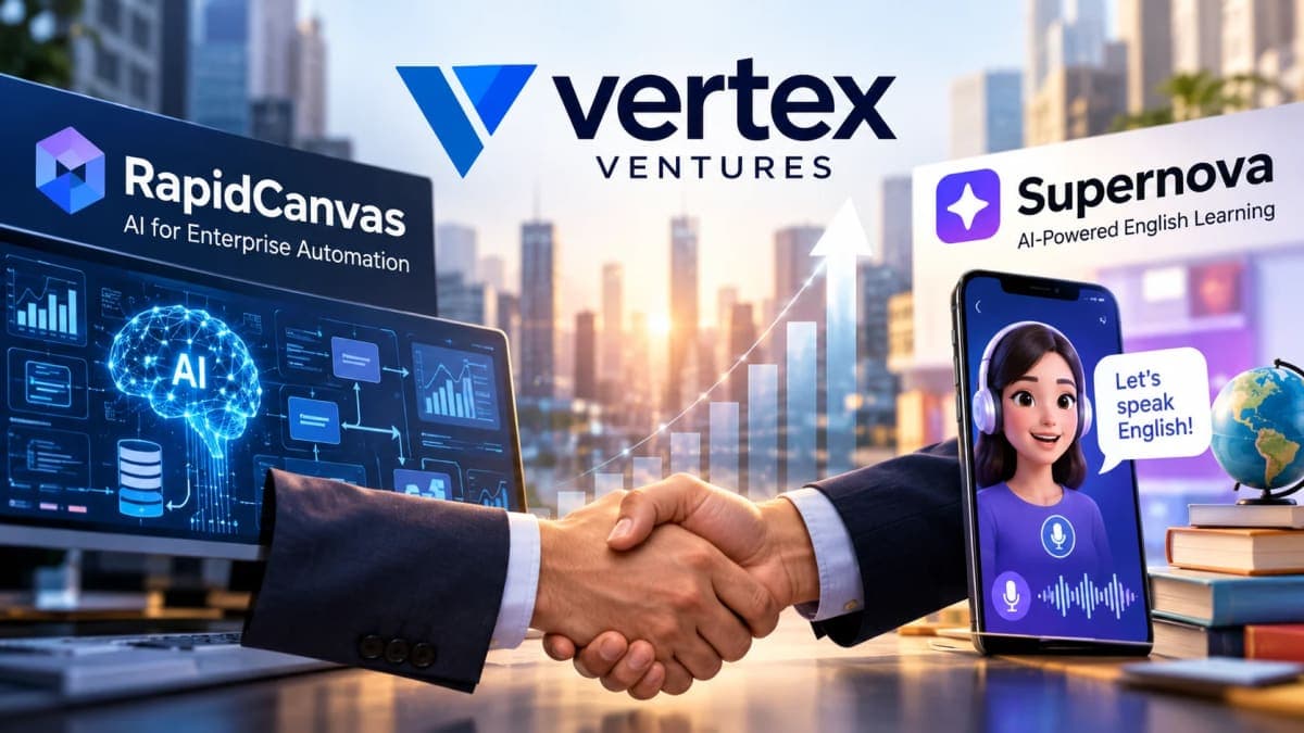 Vertex in Funding Talks With RapidCanvas and Supernova as AI Investment Focus Deepens