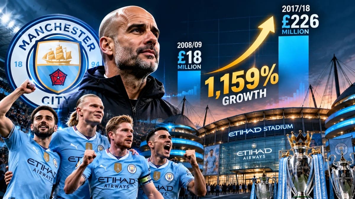 Manchester City’s Commercial Revenue Transformation: From £18m to a Financial Powerhouse