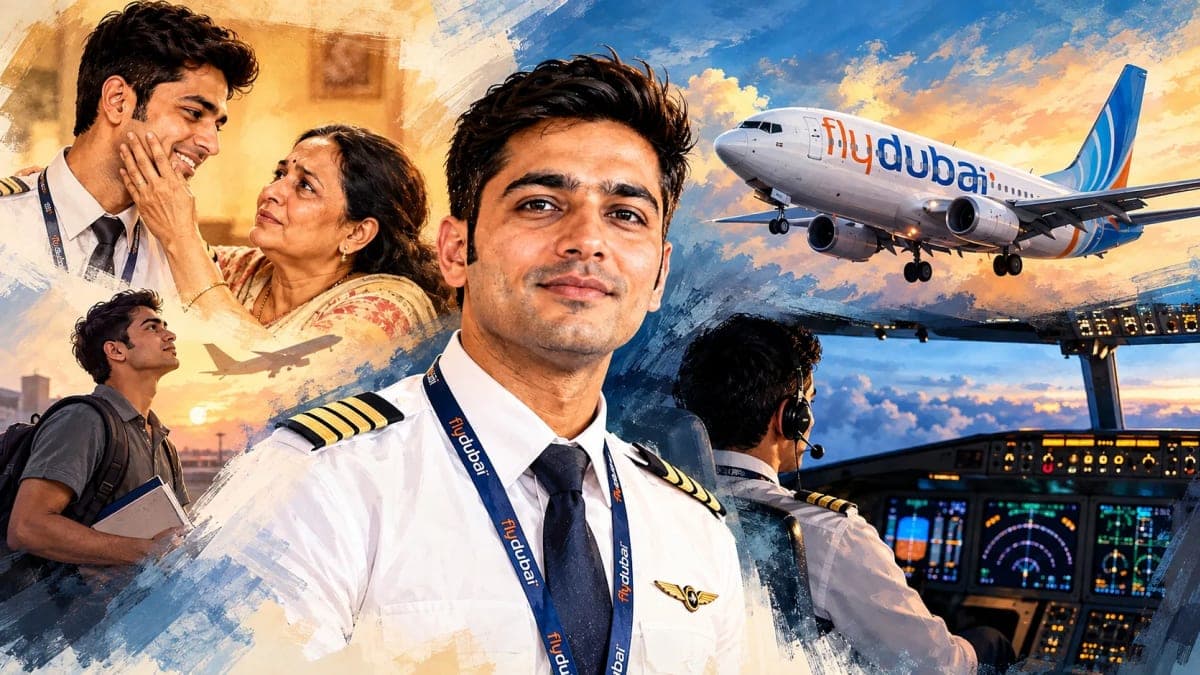 Smit Machchhar’s Aviation Journey Draws Attention After Flydubai Mid-Air Emergency