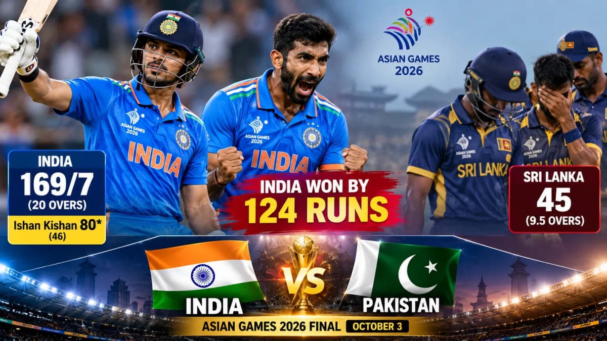 India Storm Into Asian Games Final Against Pakistan as Ishan Kishan, Jasprit Bumrah Sink Sri Lanka