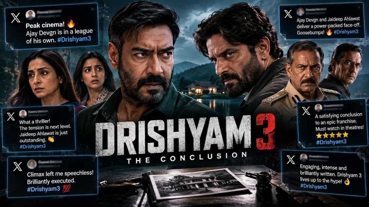 Drishyam 3 X Reviews: Ajay Devgn–Jaideep Ahlawat Face-Off Draws Strong Early Reactions, Climax Becomes Talking Point