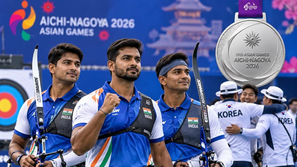 India’s Men’s Recurve Archery Team Wins Asian Games Silver After Final Defeat to South Korea