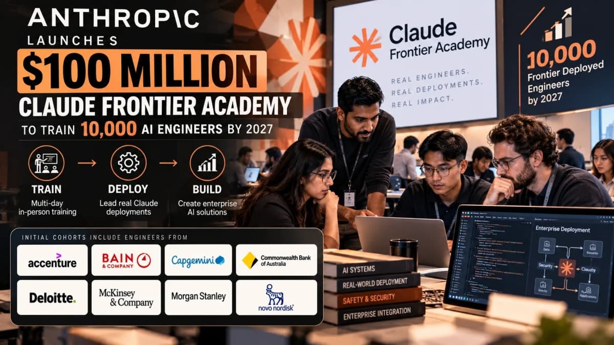 Anthropic Launches $100 Million Claude Frontier Academy to Train 10,000 AI Engineers