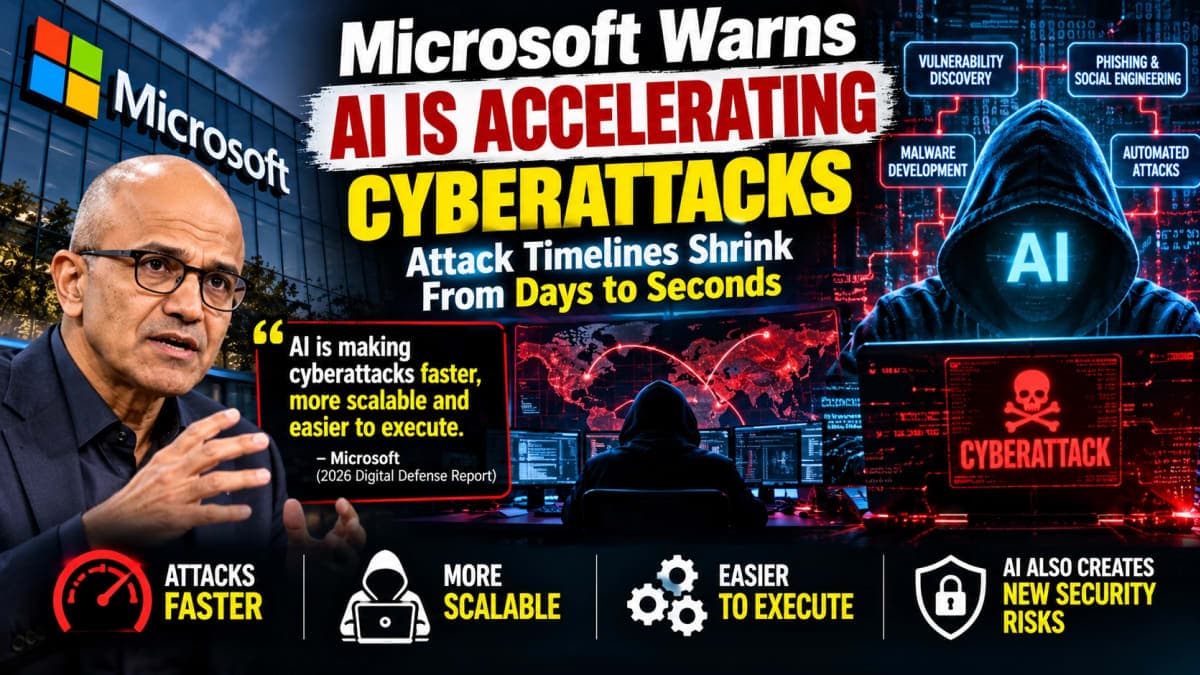 Microsoft Warns AI Is Accelerating Cyberattacks as Attack Timelines Shrink From Days to Seconds