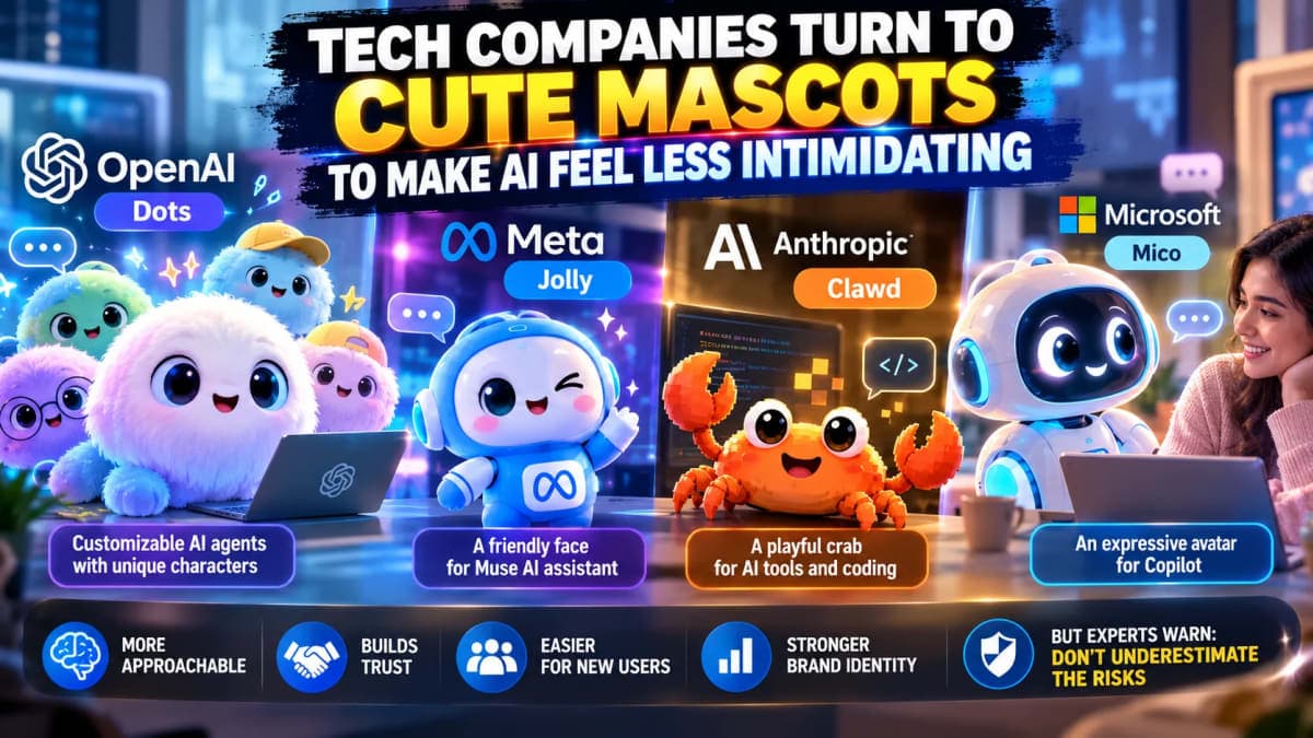 Tech Companies Turn to Cute AI Mascots as They Try to Make Artificial Intelligence Feel More Approachable