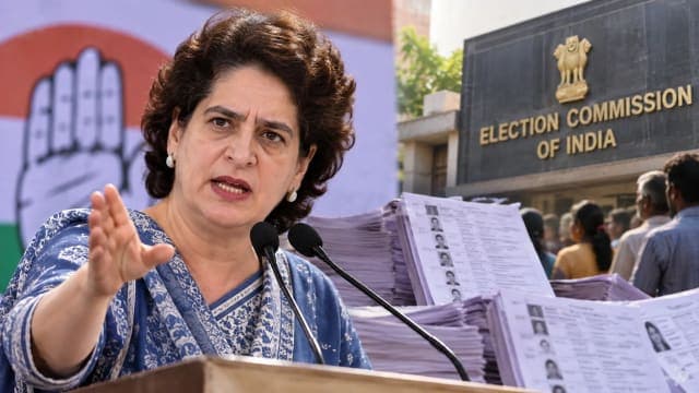 Priyanka Gandhi Says 13 Crore Voter Names Were Dropped During SIR, Accuses BJP of Making ‘Lame Excuses’
