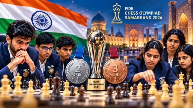 Chess Olympiad 2026: India Win Open Silver and Women’s Bronze, but Missed Chances Leave Gold Hopes Unfulfilled