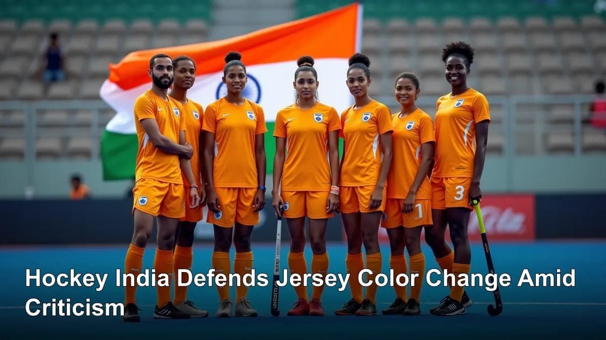Hockey India Defends Jersey Color Change Amid Criticism