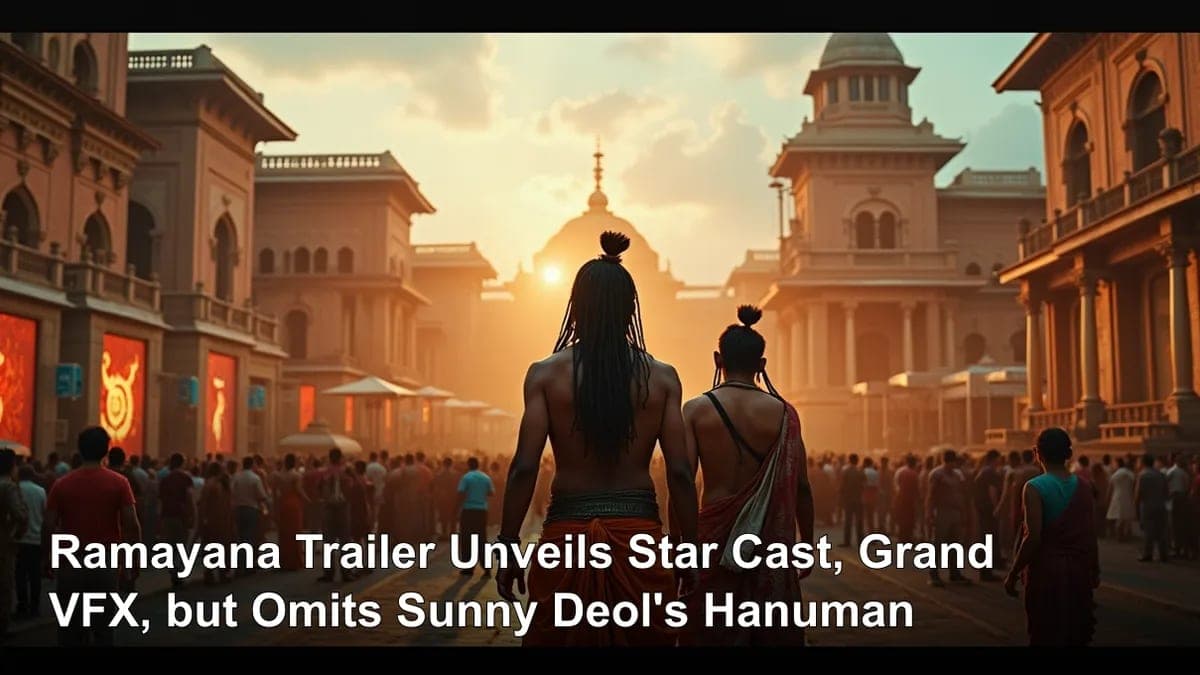 Ramayana Trailer Unveils Star Cast, Grand VFX, but Omits Sunny Deol's Hanuman