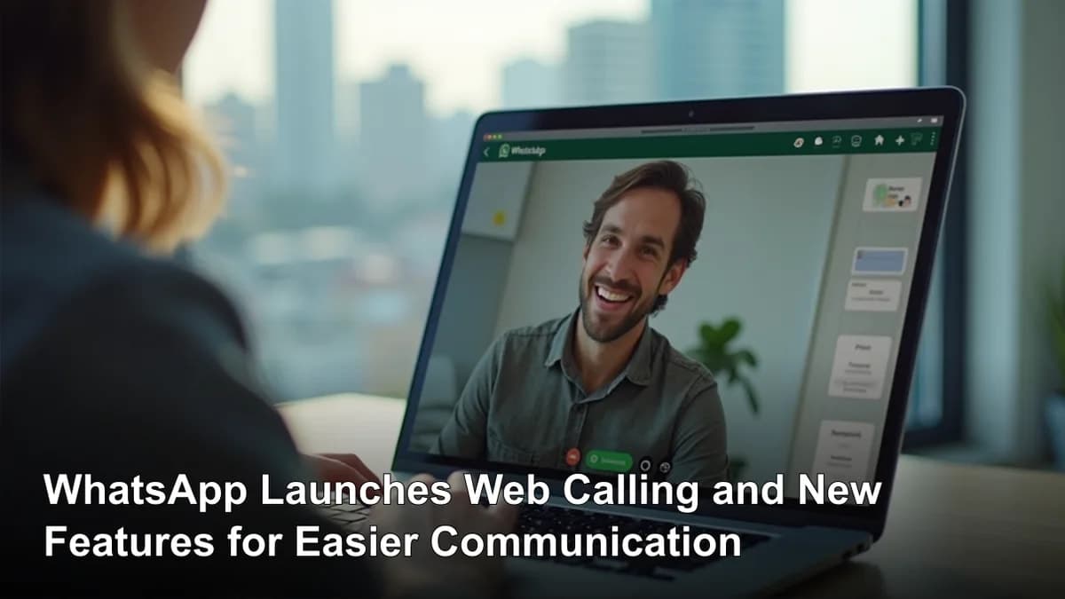 WhatsApp Launches Web Calling and New Features for Easier Communication