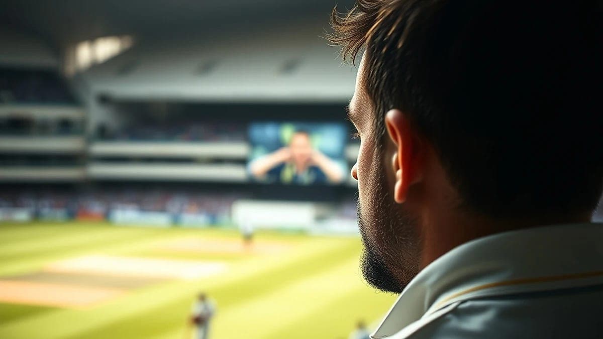 Fans respond to Steve Smith's Test play halt over sight screen issue