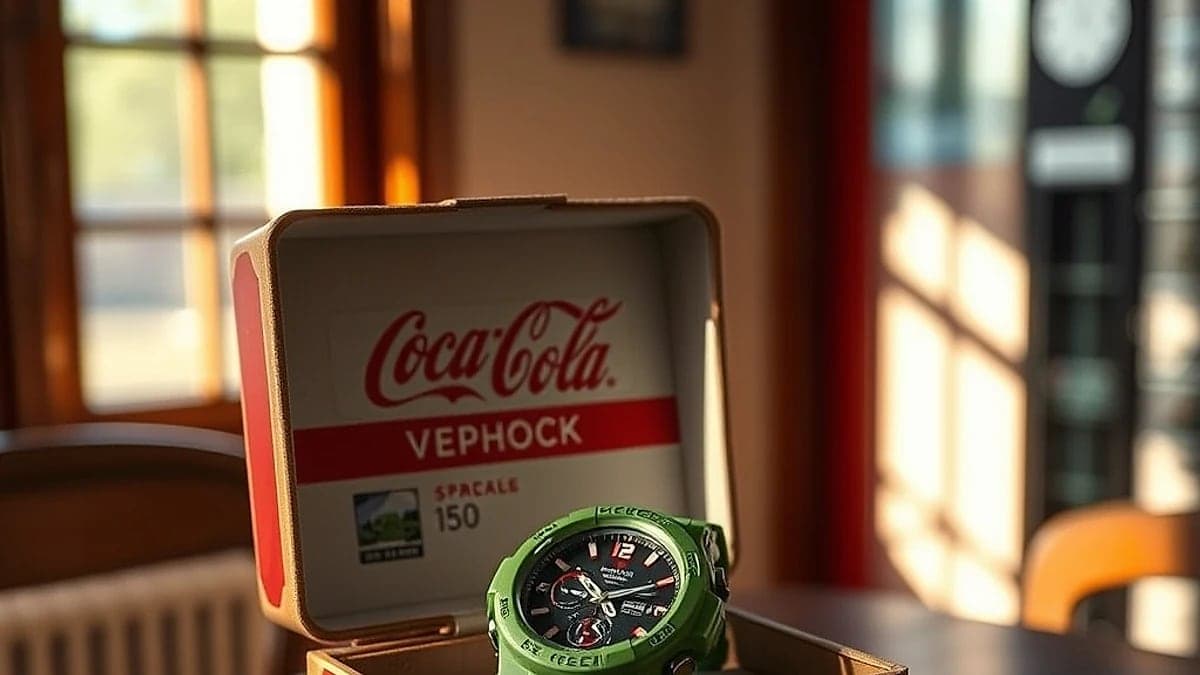 G‑Shock partners with Coca‑Cola for limited‑edition GA‑2100CC‑3A timepiece